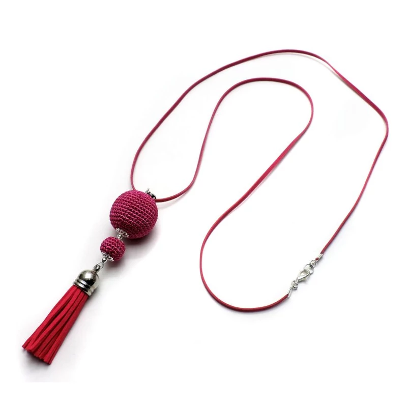 pink-textil-horgolt-nyaklanc-bojtos